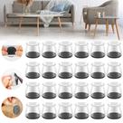Protetores de piso para móveis Violibar 24PCS, almofadas de feltro de silicone