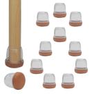 Protetores de piso para pés de cadeira GTCSDMG, 8 peças, capas de silicone