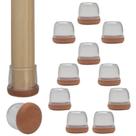 Protetores de piso para pés de cadeira GTCSDMG em silicone 2,8 cm a 3,3 cm