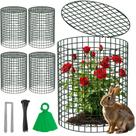 Protetores de plantas para jardim Unves, gaiolas de metal 30x36 cm, kit com 5 unidades