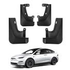 Protetores de Respingo (Mud Flaps) BASENOR para Tesla Model X (2022-2025)