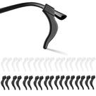 Protetores de silicone para hastes de óculos SMARTTOP, 20 pares, antiderrapantes