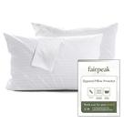 Protetores de travesseiro Fairpeak, tamanho padrão, 20x26cm, pacote com 4