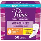 Protetores diários Poise Microliners 1 Gota 50 unidades