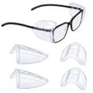 Protetores laterais transparentes para óculos YunTuo em TPU para proteção ocular Protetores laterais transparentes para óculos YunTuo em TPU para proteção ocular