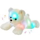 Protetores luminosos para animais de pelúcia Polar Bear 35 cm com LED e música