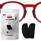 Protetores nasais de óculos Setex Gecko Grip, 1 mm, antiderrapantes, 15 pares