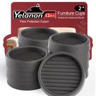 Protetores para Móveis Yelanon 12 Peças 5 cm Antiderrapantes de Borracha Protetores para Móveis Yelanon 12 Peças 5 cm Antiderrapantes de Borracha