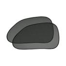 Protetores Solares Universais Para Janelas Laterais De Carro 2pcs Com Proteção UV E Tela Mosquiteira Protetores Solares Universais Para Janelas Laterais De Carro 2pcs Com Proteção UV E Tela Mosquiteira
