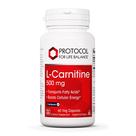 PROTOCOLO DE SUPLEMENTO PARA O EQUILÍBRIO DA VIDA L-Carnitina 500 mg 60 cápsulas
