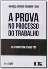 Prova No Processo Do Trabalho, A