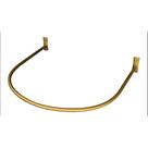 Provador arco u parede 90 x 90 dourado