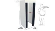 Provador Mdf Para Lojas M1 (roupas, Calçado)