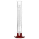 Proveta Graduada De Vidro E Base Hexagonal De Polipropileno - LABORGLAS