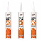 PU 40 Cola Selante para Vedação Flexível 360g COR:3 BRANCO PU 40 Cola Selante para Vedação Flexível 360g COR:3 BRANCO
