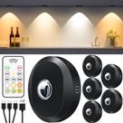 Puck Lights WILLED, recarregável sob o gabinete, 1200mAh, pacote com 6