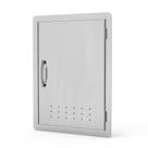 Puerta de Acceso Stanbroil de Acero Inoxidable 44x62 cm con Ventilaciones