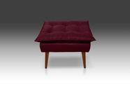 Puf Opala Suede Bordô- Modena Decor Puf Opala Suede Bordô- Modena Decor