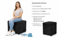 Puf, Puff para Sala, Quarto Quadrado, Dado Suede 42 Cm AlturaToninho Puffs Qualidade Garantida Puf, Puff para Sala, Quarto Quadrado, Dado Suede 42 Cm AlturaToninho Puffs Qualidade Garantida