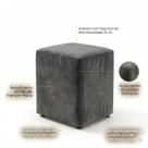 Puf, Puff para Sala, Quarto Quadrado, Dado Suede 42 Cm AlturaToninho Puffs Qualidade Garantida