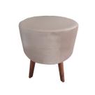 Pufe Puff Puf Banco Decorativo Redondo 4 Pés Banqueta