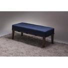 Puff 140cm Pés Imbuia Livia Moderno