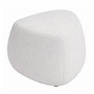Puff Alba 75cm Bouclé Cinza - Sallar Home