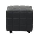 Puff Almofada Quadrado para Quarto Pt Preto