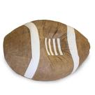 Puff American Ball em material sintético Bege