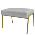 Puff Ariel Base Dourada - 43cm X 62cm