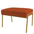 Puff Ariel Base Dourada - 43cm X 62cm