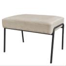 Puff Ariel Base Preta - 43cm X 62cm