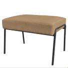 Puff Ariel Base Preta - 43cm X 62cm
