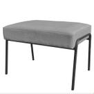 Puff Ariel Base Preta - 43cm X 62cm