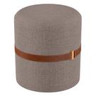 Puff Aston Cinza e Marrom