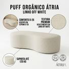 Puff Atria Orgânico em Linho 100cm Conforto, Design Moderno e Alta Qualidade Puff Atria Orgânico em Linho 100cm Conforto, Design Moderno e Alta Qualidade