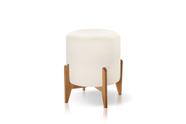 Puff Banco Banqueta Nina Linho OffWhite