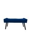 Puff Banqueta Decorativo Recamiê Sofia Suede Azul Oxxy Estofados Puff Banqueta Decorativo Recamiê Sofia Suede Azul Oxxy Estofados