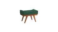 Puff banqueta Diamante - Tecido Verde Folha