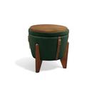 Puff Banqueta Fênix Baú Mesa Design Moderno Verde