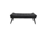 Puff Banqueta Recamiê Decorativo Sofia Suede Cinza Chumbo Oxxy Estofados Puff Banqueta Recamiê Decorativo Sofia Suede Cinza Chumbo Oxxy Estofados