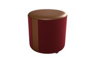 Puff Banqueta Redondo Copenhage Vinho Matrix Puff Banqueta Redondo Copenhage Vinho Matrix