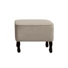 Puff Banqueta Teles Retangular Para Sala Quarto Suede