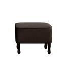 Puff Banqueta Teles Retangular Para Sala Quarto Suede