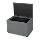 Puff Baú 60cm Porta Brinquedo Organização Assento Decorativo Puff Baú 60cm Porta Brinquedo Organização Assento Decorativo