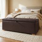 Puff Baú Cama 193cm Paris com Assento Confortável