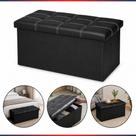Puff Baú Organizador De Calçados Elegante Retangular 78x38x38 CM Puff Baú Organizador De Calçados Elegante Retangular 78x38x38 CM