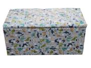 Puff Bau Organizador E Decorativo 58x36x43 Ideal para Guardar Brinquedos de Crianças