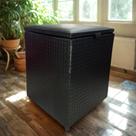 Puff Bau Pequeno Porta Brinquedos Organizador Puffe Pufe Baú Puff Bau Pequeno Porta Brinquedos Organizador Puffe Pufe Baú