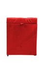 Puff baú quadrado 1 lugar 36x36 cm vermelho